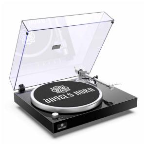 Vitrola Toca Discos Bluetooth com 2 Velocidades e Pré Amplificador Embutido, 110v, ANGELS HORN HP H003 BK, Preto