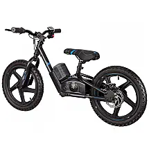 Bicicleta Elétrica Sem Pedal para Crianças de 5 a 10 Anos até 14km, 400W, KKA, Preta