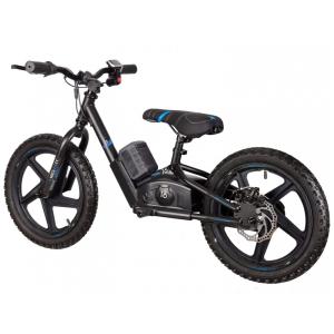 Bicicleta Elétrica Sem Pedal para Crianças de 5 a 10 Anos até 14km, 400W, KKA, Preta