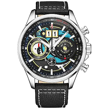 Stuhrling Ace Aviator Relógio Masculno