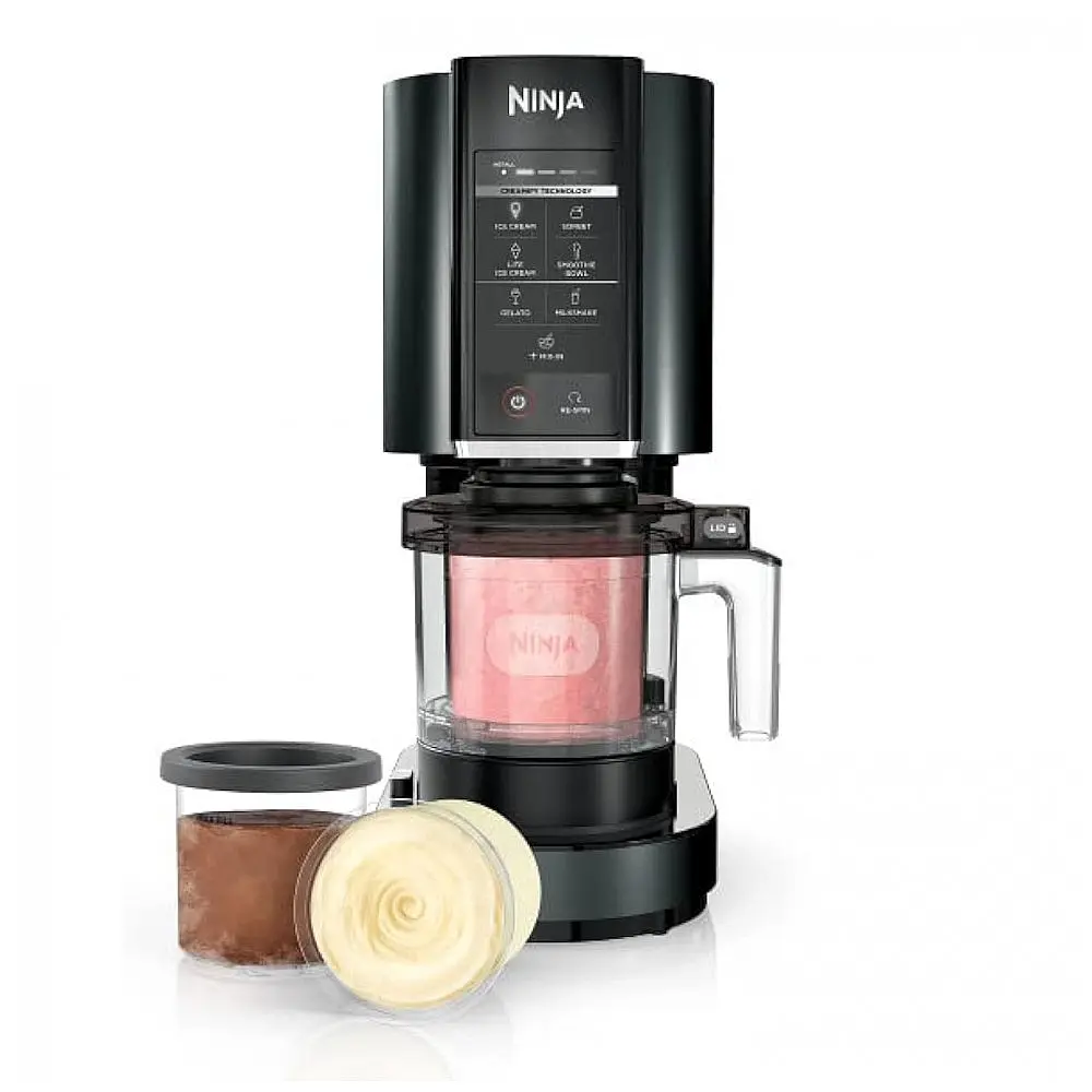 Sorveteira Ninja CREAMi NC302 Preta 7-em-1 Sorvete Gelato Milkshake 473ml 120V