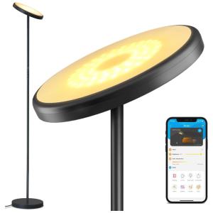 Luminária de Piso Inteligente 2000 Lumens 24W 6500K Funciona com Alexa, Assistente Google e App Controle, GOVEE H6075111