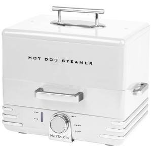 Máquina de Hot Dog Nostalgia até 24 Salsichas por Vez, Aço Inoxidável 110V Cinza