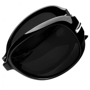 Óculos de Sol Feminino Dobrável com Proteção UV, Joopin A12, Preto