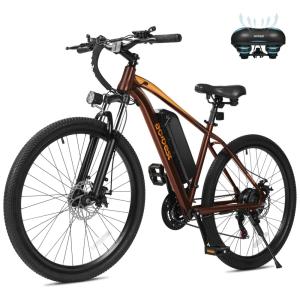 Bicicleta Elétrica Apex para Adultos, Bicicleta Elétrica de Montanha de 26 Polegadas com Pico de 1000W, Velocidade Máxima de 35 km/h
