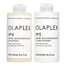 Kit Shampoo e Condicionador Hidratante, 250 mL Cada, OLAPLEX, Branco