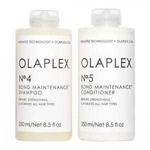 Kit Shampoo e Condicionador Hidratante, 250 mL Cada, OLAPLEX, Branco