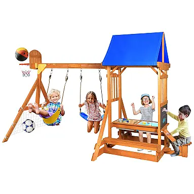 Playground Infantil de Madeira com