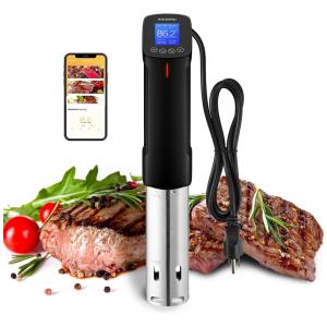 Sous Vide Inkbird WIFI ISV-100W, Circulador de Imersão 1000W, 15L, Controle por App, Receitas Pré-definidas, Função Calibração
