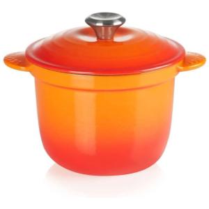 Panela de Ferro Fundido Profissional 2L com Cozimento Uniforme, LE CREUSET LS4101S 182SS, Laranja