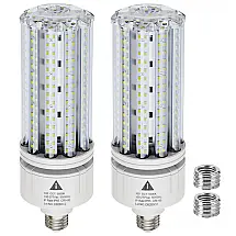 Lâmpada LED Base E26, E39 com 15000 Lumens Branca Natural 5000K 100W, 2 UN, ZP, Branco