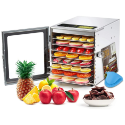 Colzer Desidratadora de Alimentos, 8 Bandejas, Aço Inoxidável, 110V