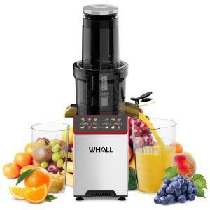 Centrifuga de Frutas com Função Reversa e Silencioso, 110V 150W, WHALL, Cinza