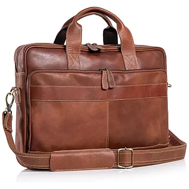 Bolsa, Pasta de Couro para