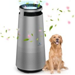 Purificador de Ar com Filtro True HEPA H13, Área até 20 m2, DH Lifelabs, Cinza