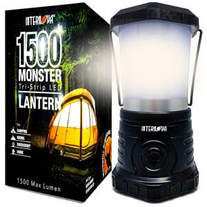 Lanterna LED 1500 Lúmens Internova Monster Gancho de Base Retrátil Kit de Emergência