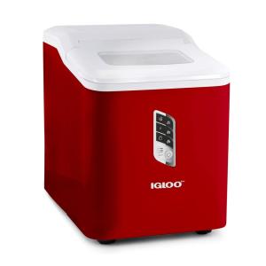 Máquina de Gelo até 11 kg em 24H Portátil, 120W, Cor, 110v, IGLOO, Vermelho