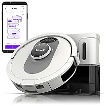 Aspirador de Pó Robô Shark AV2511AE com Conexão via APP WI FI e Auto Esvaziamento, 110V, Branco