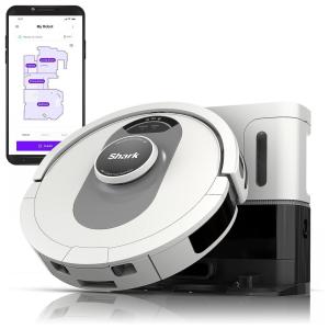 Aspirador de Pó Robô Shark AV2511AE com Conexão via APP WI FI e Auto Esvaziamento, 110V, Branco