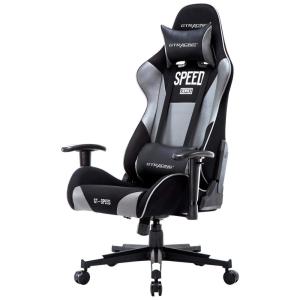 Cadeira Gamer, Couro PU, Ergonômica, Reclinável, 360 Graus, GTRACING, Cinza