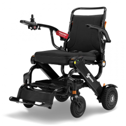 Cadeira de Rodas Elétrica Adulto Aotedor Preto Full Carbon 2 Baterias Modelo N5513A 120V