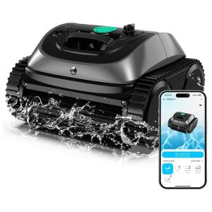 Robô Aspirador de Piscina WYBOT C1 2025 Upgrade para Piscinas Enterradas, Limpeza 4 em 1 sem Fio dura 150min, Triplo Motor até 150m²