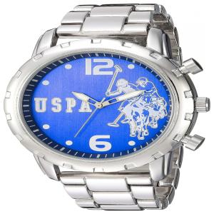 relógio U.S. Polo Assn. Homem Masculino Quartz Esportivo Prata