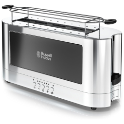 Torradeira de 2 Fatias com 6 Níveis de Tostagem, 1200W, 110v, RUSSELL HOBBS TRL9300BKR, Preto