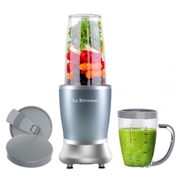 Liquidificador Portátil com Trava de Segurança, sem BPA e Caneca de 295mL, 250W, La Reveuse, Azul Perola