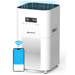 Purificadores de ar inteligentes WIFI Dayette para ambientes amplos de até 3.000 pés quadrados. Controle por aplicativo e Alexa, DAYETTE.