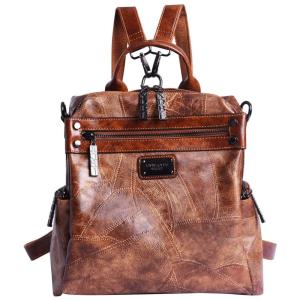 AB Earth Mini Mochila de Couro Vegano a Prova dÁgua Feminino