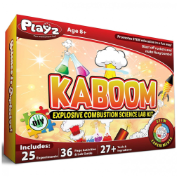 Kit de 50 experimentos científicos para crianças de 8 a 12 anos com 25 tokens de Playz diversão e aprendizado garantidos