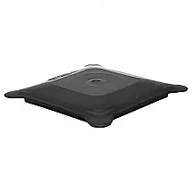Kit com 10 Tampas Rígidas Blendtec 40-209-01-SRV Pretas para Jarras FourSide e WildSide+