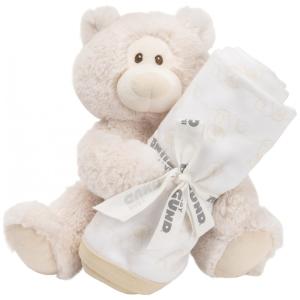 Pelúcia Urso Philbin para Crianças Maiores de 1 Ano, GUND 6058899, Branco