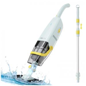 Aspirador de Piscina sem Fio, Recarregável com Autonomia da Bateria de 1H e Haste Telescópica, 110V, Lydsto, Branco