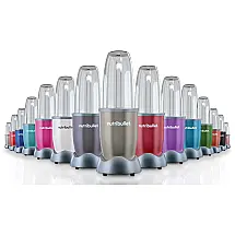 iquidificador para Vitaminas com 13 Acessórios, 110V 900W, NUTRIBULLET NB9 1301S, Cinza