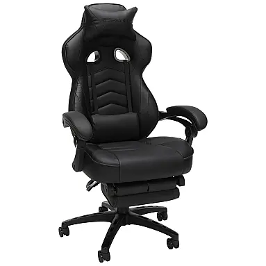 Cadeira Gamer ,Ergonômica, Reclinável, Couro,