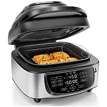 Fritadeira Elétrica 7.4L de Capacidade e Painel de Controle Digital e Temperatura Ajustável, 110V 1700W, CHEFMAN, Prateado