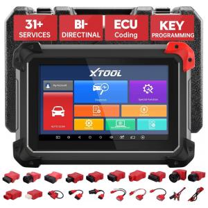 Scanner Automotivo Bluetooth com Wifi Acesso Remoto, EZ400 Pro OBDII, XTOOL, Vermelho