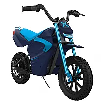Moto Elétrica Infantil para Trilha a Bateria 24V até 14 km, h 250W Idade Rec 13 Anos, Hover, Azul