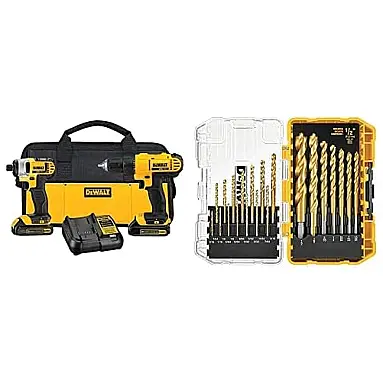 DCK240C2 DW1361 Kit Ferramentas com