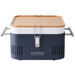 Churrasqueira á Carvão Portátil e Compacto serve até 4 Pessoas, EVERDURE HBCUBEGUS, Verde