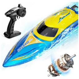 Barco de Controle Remoto para Adultos com Velocidade Máxima de 48 km/h, Alcance 120 Metros e Acessórios Substituíveis, ALPHAREV