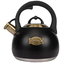 Chaleira de Chá 3 Litros Aço Inoxidável com Apito e Alça Ergonômica LUXGRACE Prata - Durável e Elegante