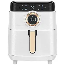 ALLcool Fritadeira Elétrica Air Fryer 8 em 1, Capacidade 5.8L com Painel Digital, 1700W, 110V, Branca