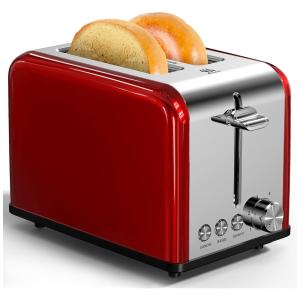 Torradeira Elétrica Retro 2 Fatias, Aço Inoxidável 825W, 110v, KEEMO, Azul