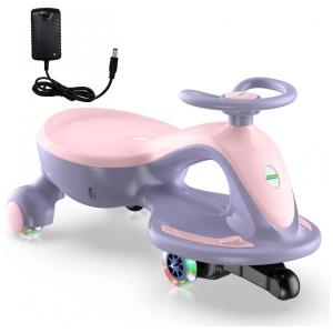 Carro Infantil Elétrico 2 em 1 1 Assento com Sons, ANPABO, Lilás