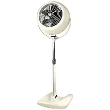 Ventilador Pedestal Vintage com 3 Velocidades, 110V 62W, Vornado VFAN Sr. CR1 0244 75, Branco