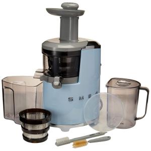 Centrífuga de Frutas Retrô anos 50, Capacidade 450 mL Pastel, SMEG 1 P, Azul