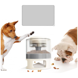 Brinquedo Interativo com Dispensador de Petiscos para Cães, HEXYARD, Branco